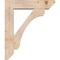 Ekena Millwork Legacy Slat Smooth Bracket w/ Offset Brace, Douglas Fir, 7 1/2"W x 32"D x 38"H BKT0806X32X38LEC06SDF - alternate 2